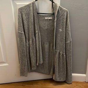 Abercrombie Kids, Gray & Black, Cardigan